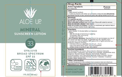Aloe Up Spf 33 1oz Lotion (Aloe Up Spd 33 1oz)